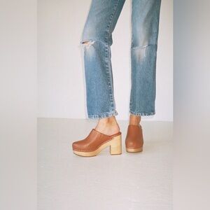 Charlotte Stone Luggage Marlo Clogs - Size 12